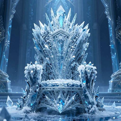 Ice Crystal Throne Concept Art