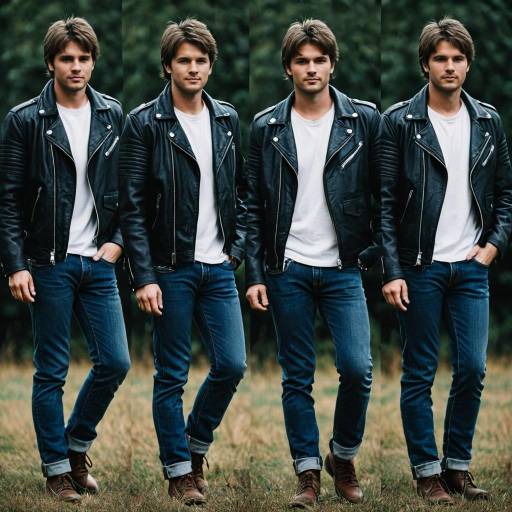 Stylish Man in Casual Outfit Scene
