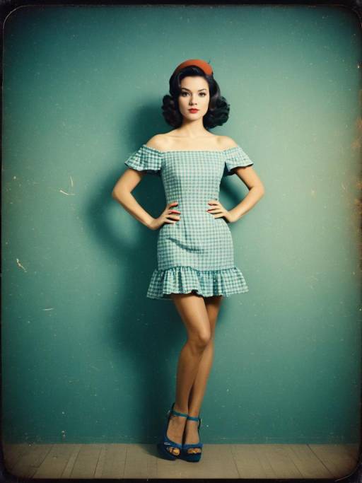 Casual Summer Look in Denim Dress