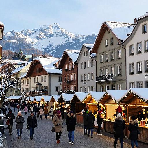 Festive Winter Market in Lucerne