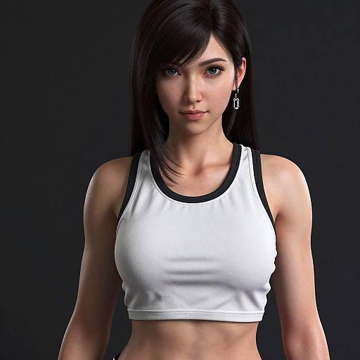Stunning Photorealistic Artwork of Tifa