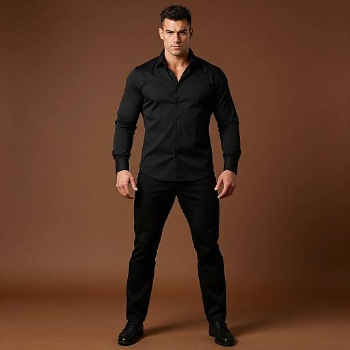 Confident Muscular Man Portrait