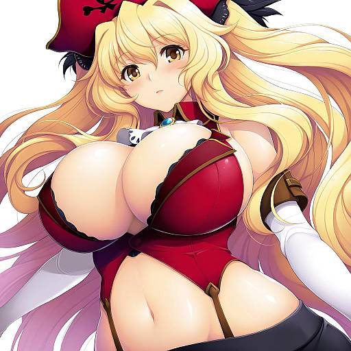 Illustration of Anne bonny (fate), fate (series) in the style of Koflif