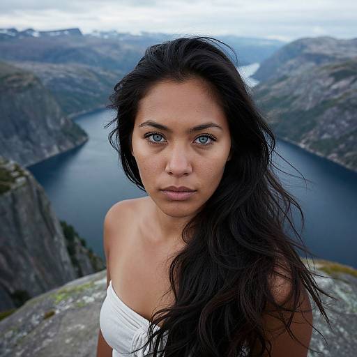 Photorealistic Portrait of Enigmatic Pacific Islander