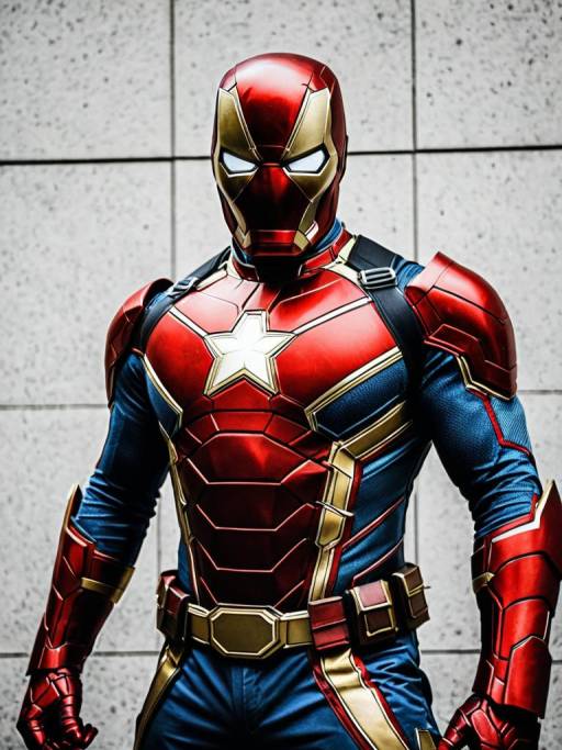 Realistic Marvel Armor Cosplay Photo