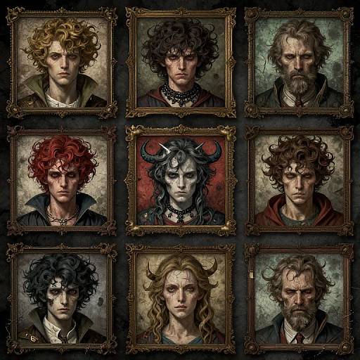 Arcimboldo RPG Characters: Seven Sins