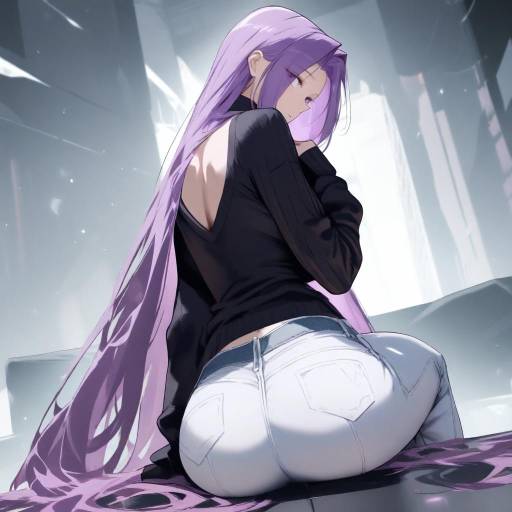 Medusa Rider in a Cozy Pose