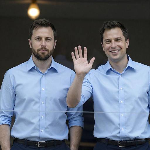 Candid Portrait of Two Friends Together