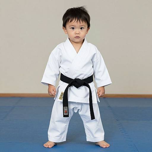 Infant Boy in Karate Dougi