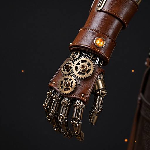 Elegant Steampunk Mechanical Arm