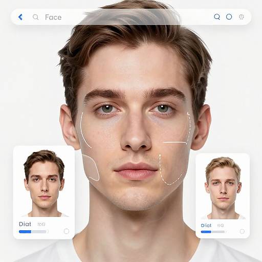 Augmented Reality Face Shape Simulator