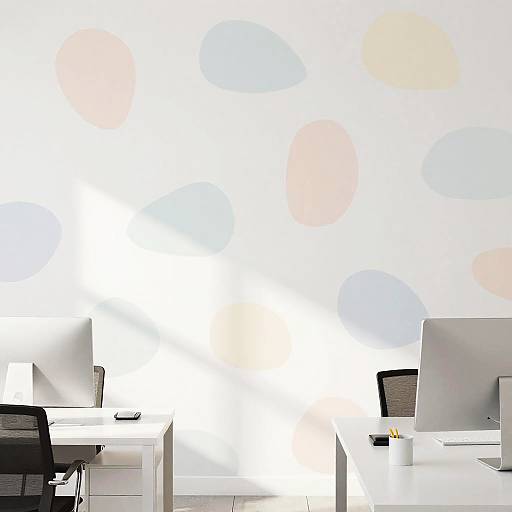 Minimalist Pastel Office Wallpapers