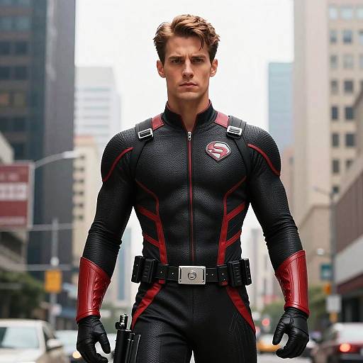 Realistic Daken Cosplay in Urban Night