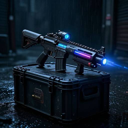 Cyberpunk Flatline Energy Rifle