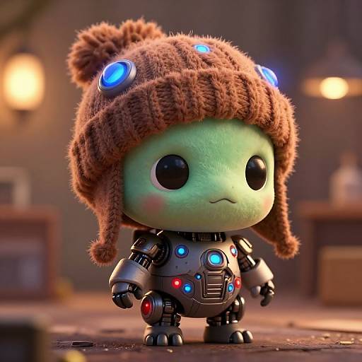 Cuddly Sci-Fi Fantasy 3D Character