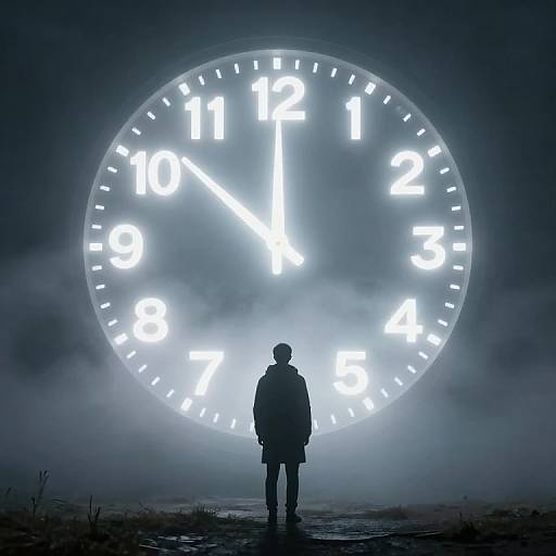 Surreal Foggy Backward Time Journey