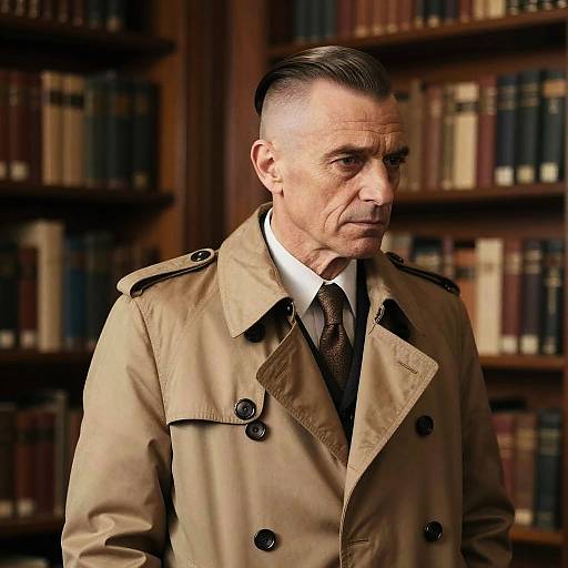 Vintage Style Older Gentleman Portrait