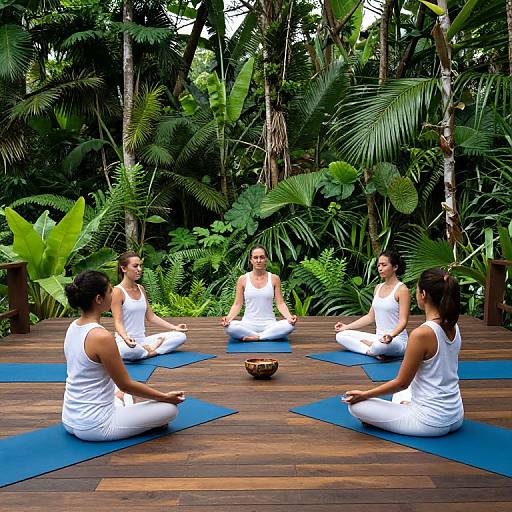 Serene Outdoor Yoga Meditation Session