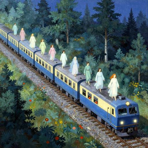 Ethereal Train to the Afterlife
