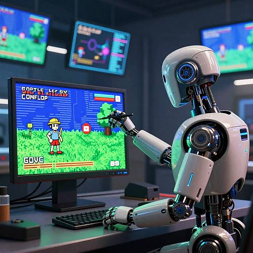 AI Robot Repaints Classic PS2 Game