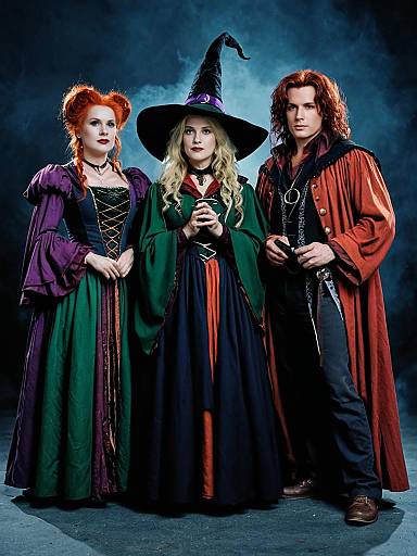 Hocus Pocus Cosplay Group Portrait