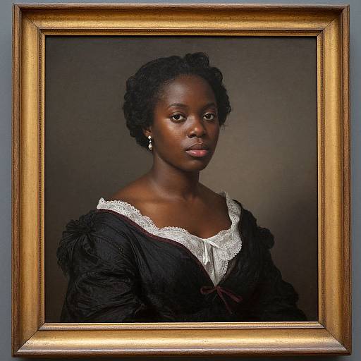 French Black Woman Portrait UK
