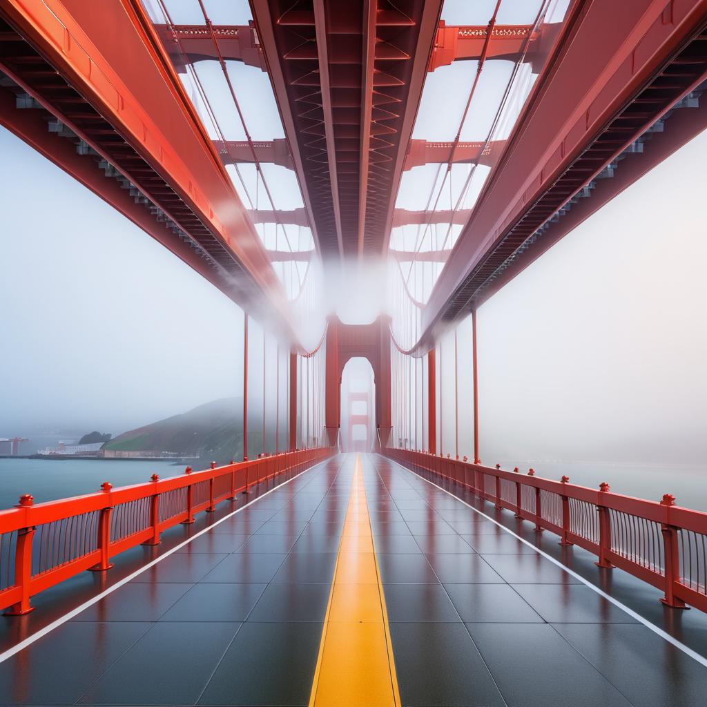 Futuristic Golden Gate Bridge Design