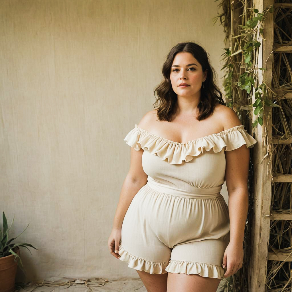 Dreamy Summer Shoot with Plus-Size Model