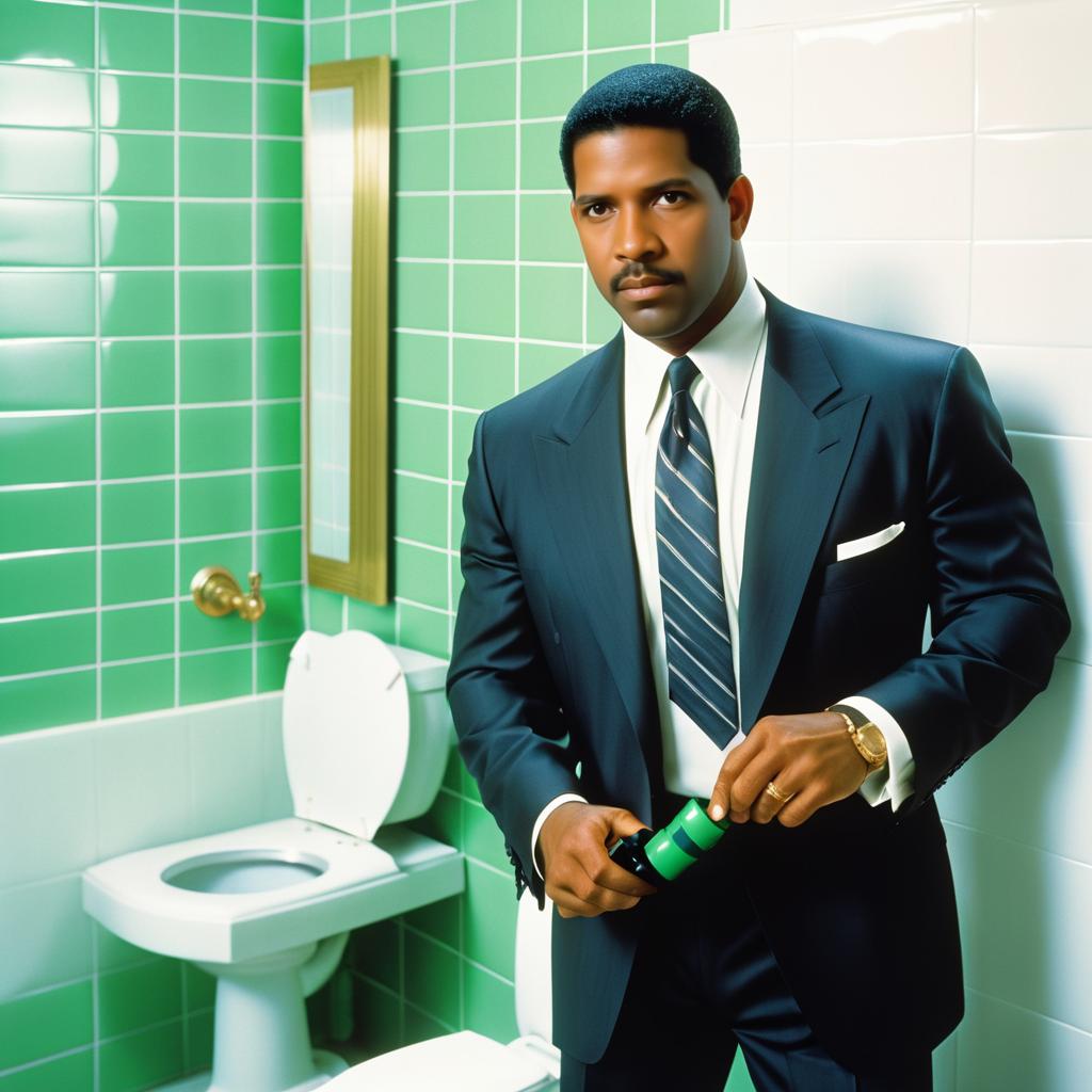 Denzel Washington in Beverly Hills Sewage