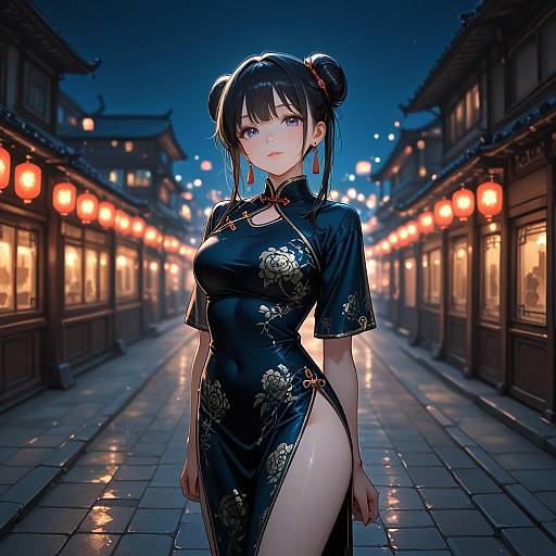 Enchanting Night in Chinatown