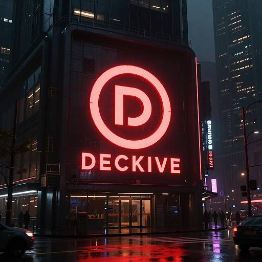 Red Deceive Inc Cyberpunk Logo