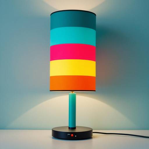 Colorful Modern Table Lamp