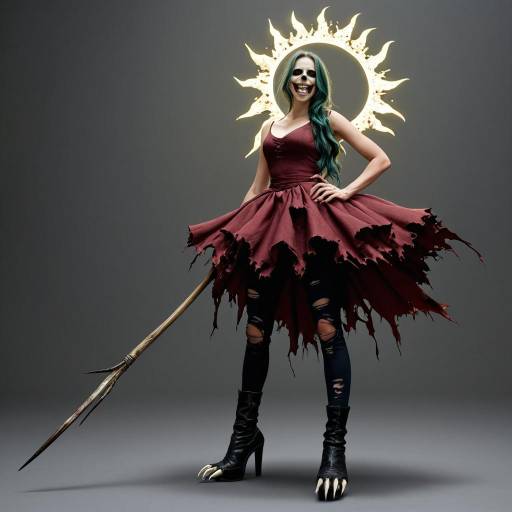 Mysterious Undead Monster Girl Portrait Mysterious Undead Monster Girl Portrait