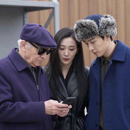 Outdoor Group Portrait with Unique Attire