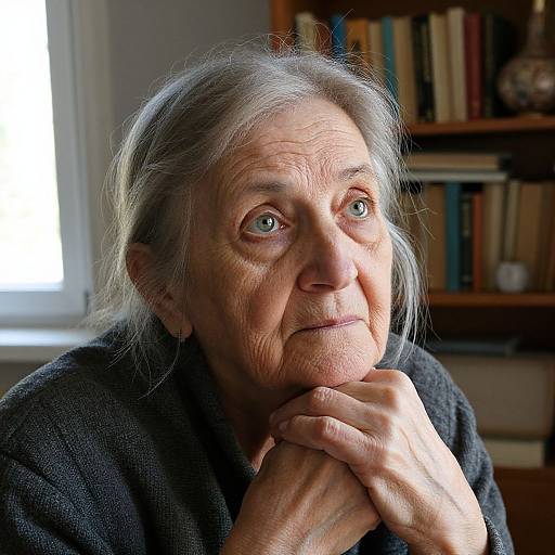 Portrait of Elderly Slavic Woman