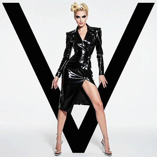 Retro-Futuristic Glam Fashion Editorial