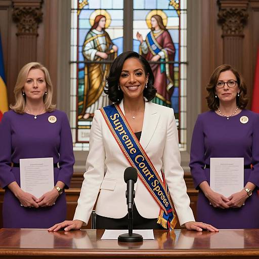 Supreme Court Spouses Gathering Portrait