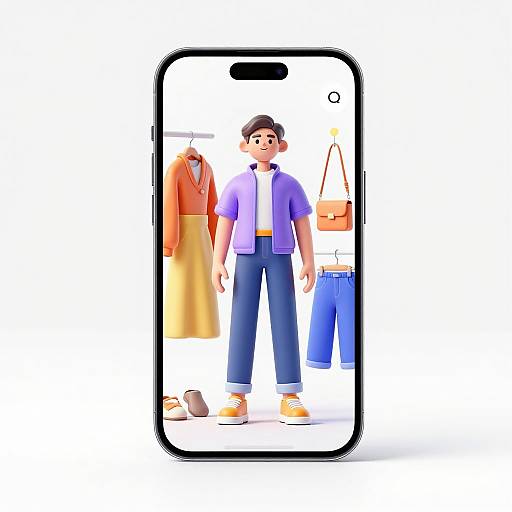 AI Clothes Changer App in Action