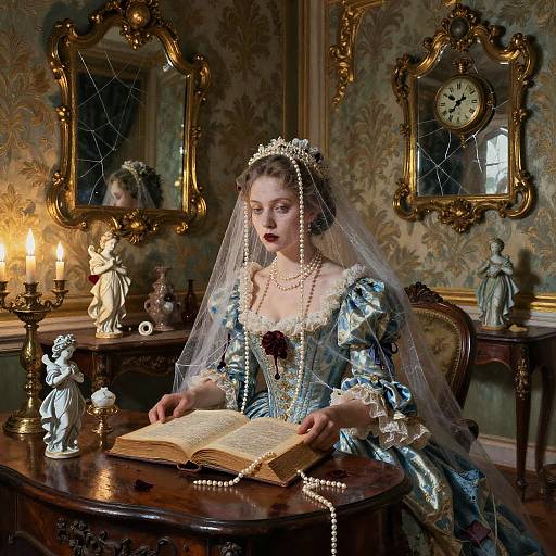 Cold-Hearted Duchess in Withered Rococo