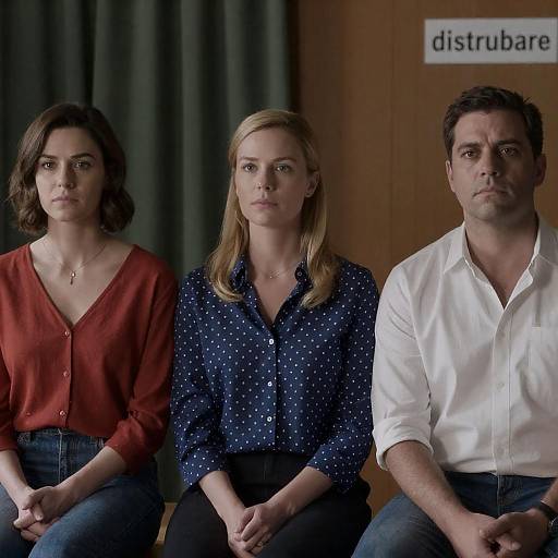 Candid Indoor Scene with Three Characters