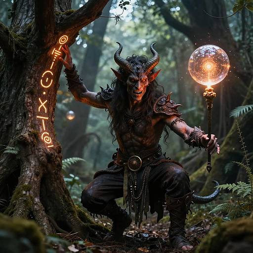 Spirit Druid Summoning Demonic Ritual