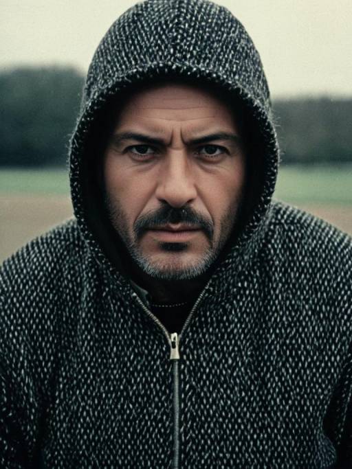 Cinematic Portrait of Jersey-clad Man