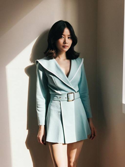 Woman in Mylene Flare Jenius Costume