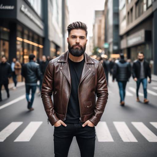 Stylish Young Man in Urban Setting Stylish Young Man in Urban Setting