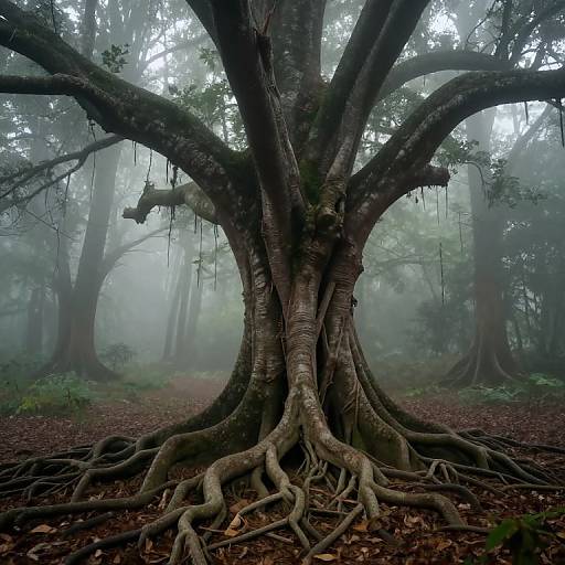 Misty Ancient Forest Whispers