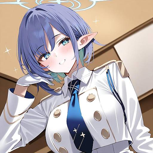 Illustration of Aoi (blue archive), blue archive in the style of Ebifurya