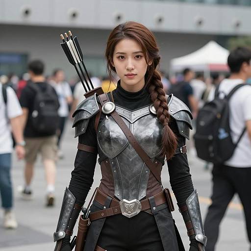 Convention Portrait of a Mockingjay Woman