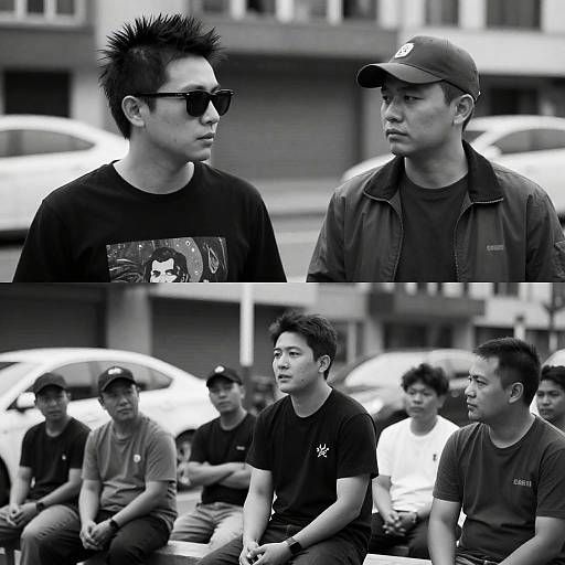 Urban Dialogue in Black and White