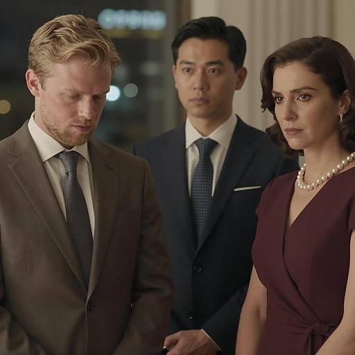 Formal Gathering with Intense Expressions