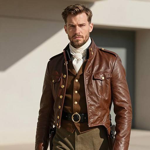 Photorealistic Lucas Sinclair Costume Portrait